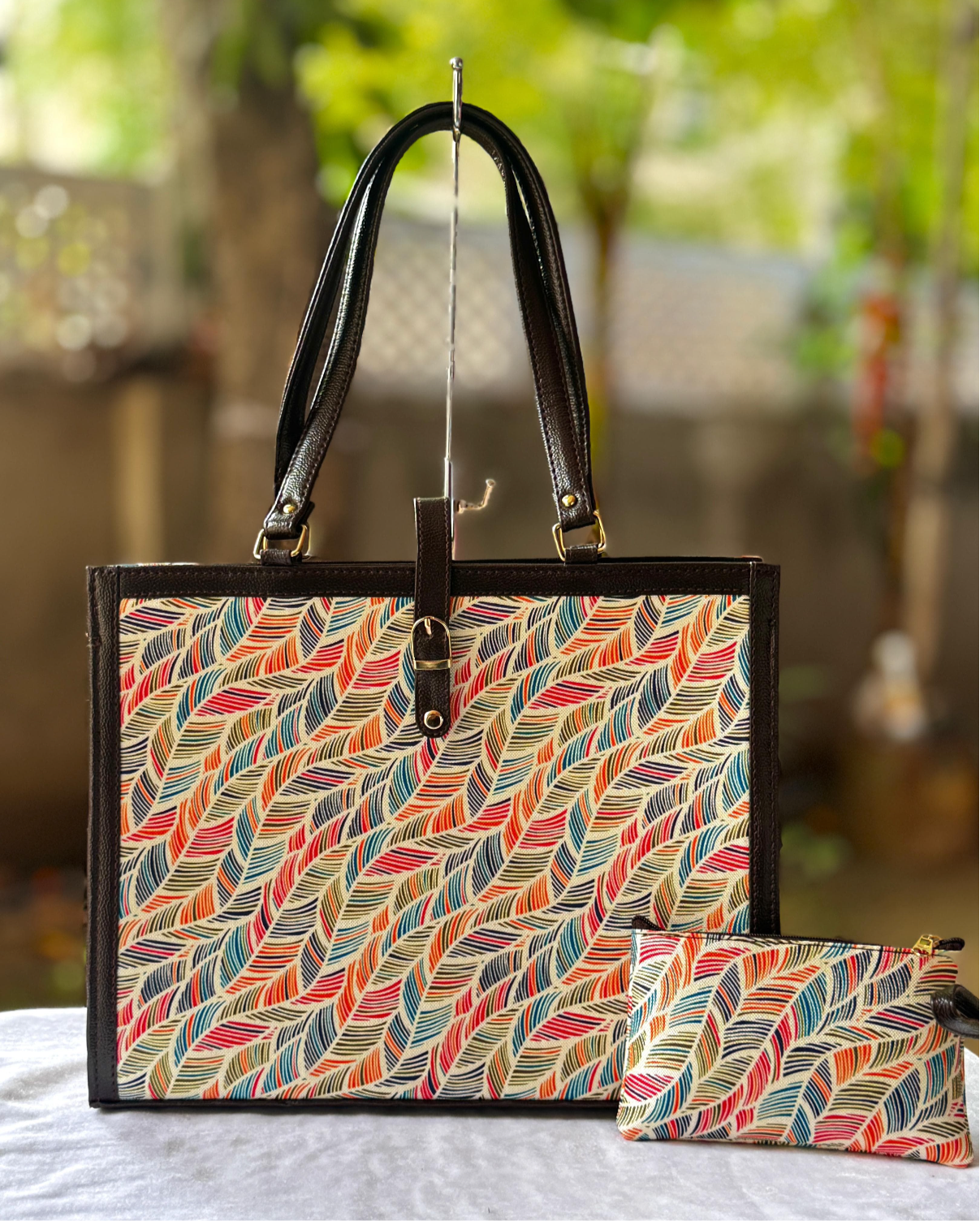 Art nouveau joy tote office bag