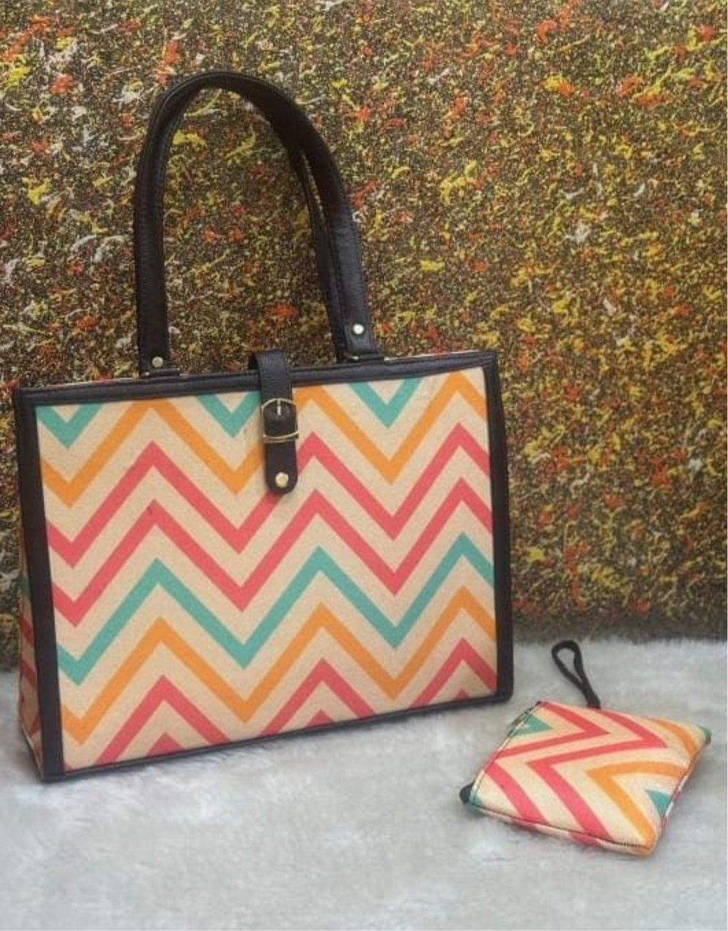 Rangoli joy tote office bag