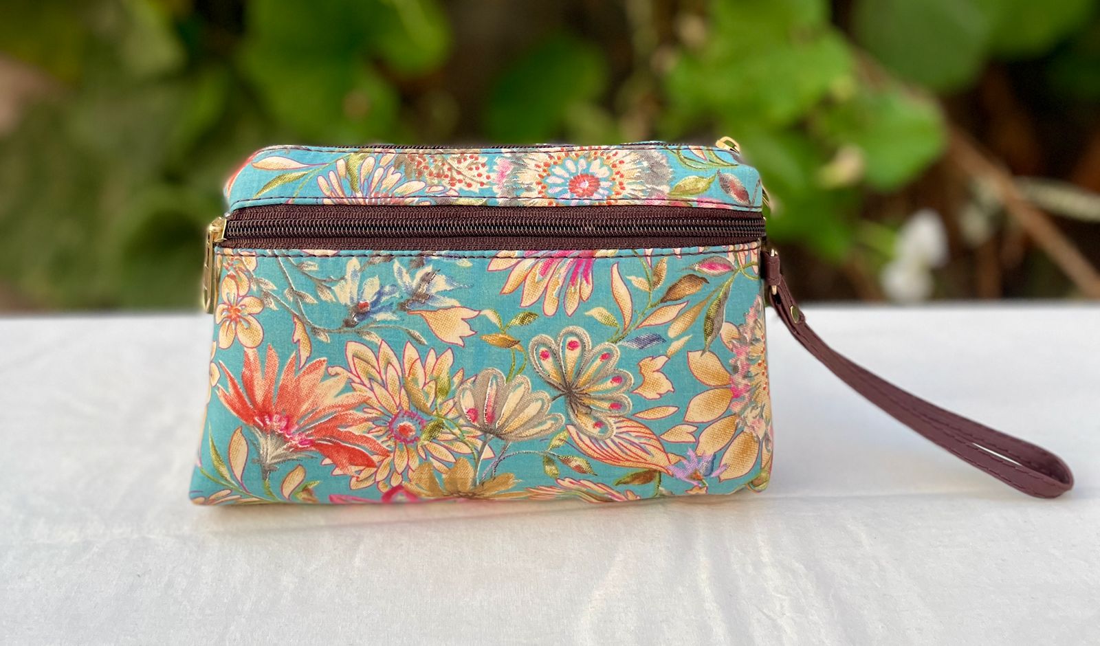 Firoza 3 zip wristlet