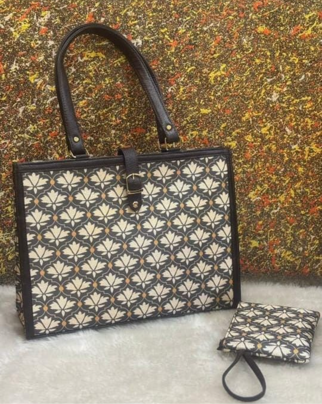 Anthemion joy tote office bag