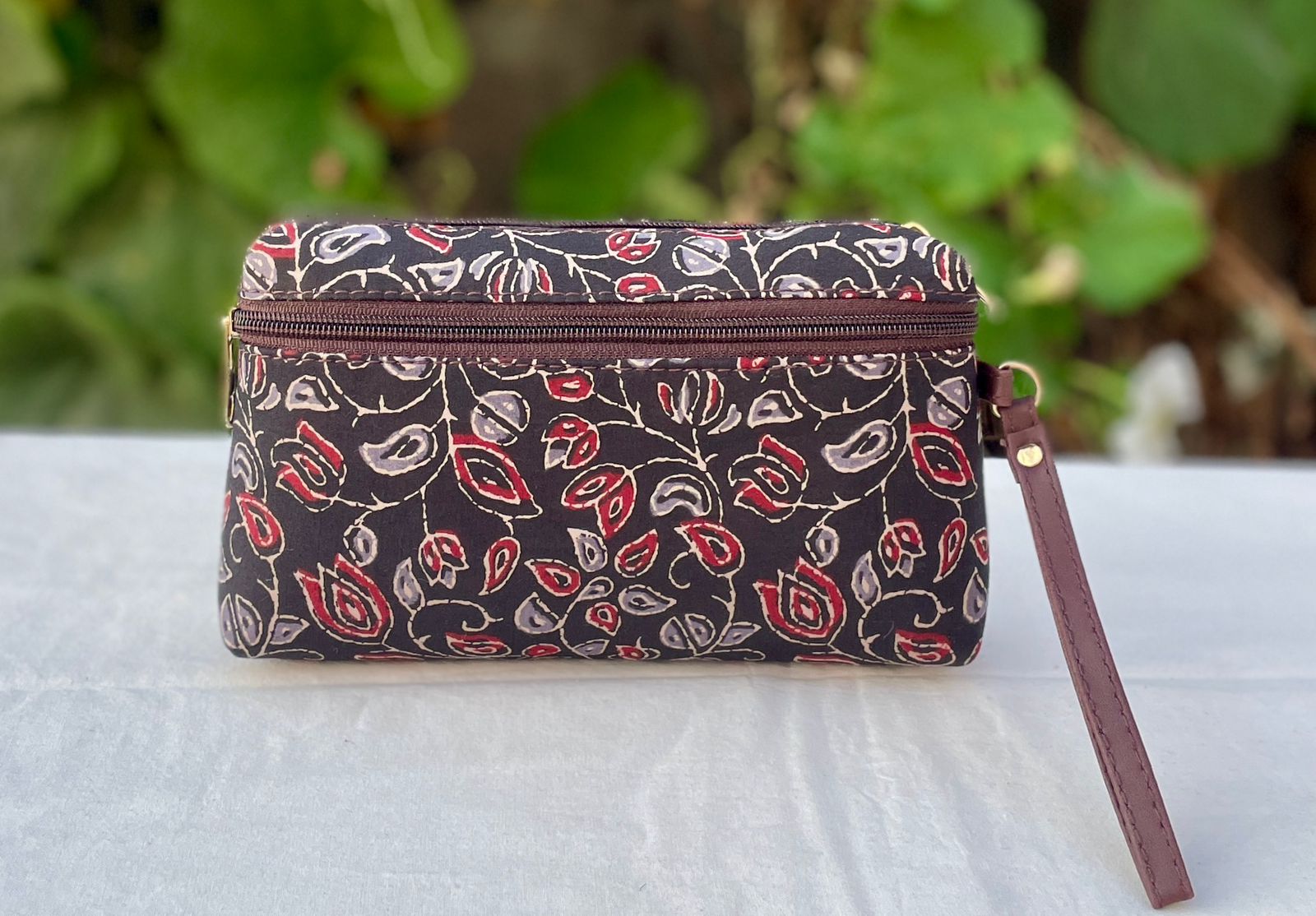 Seyahi 3 zip wristlet
