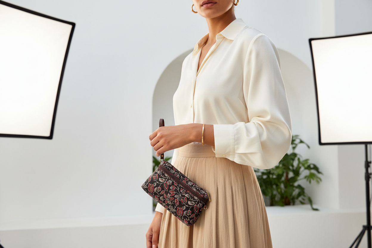 Seyahi 3 zip wristlet