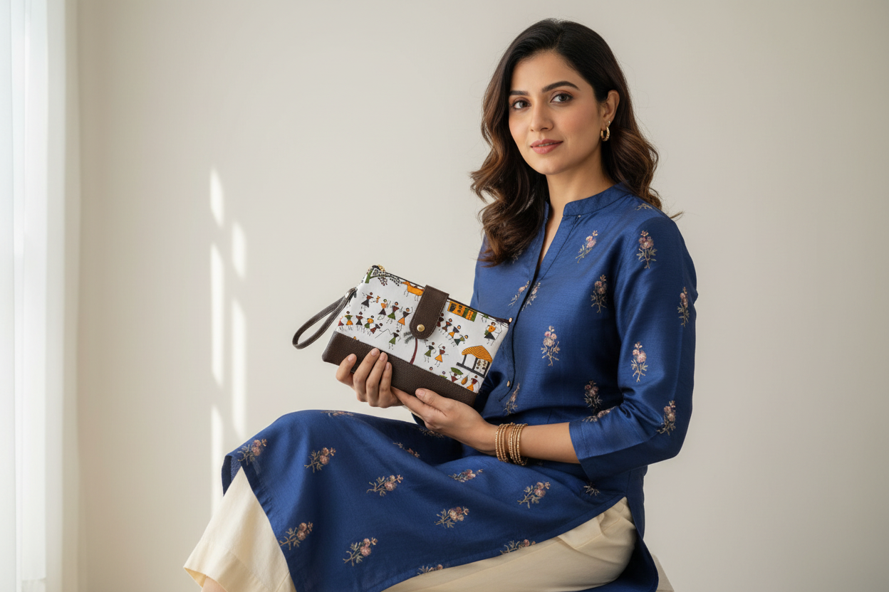 Warli Patti pouch