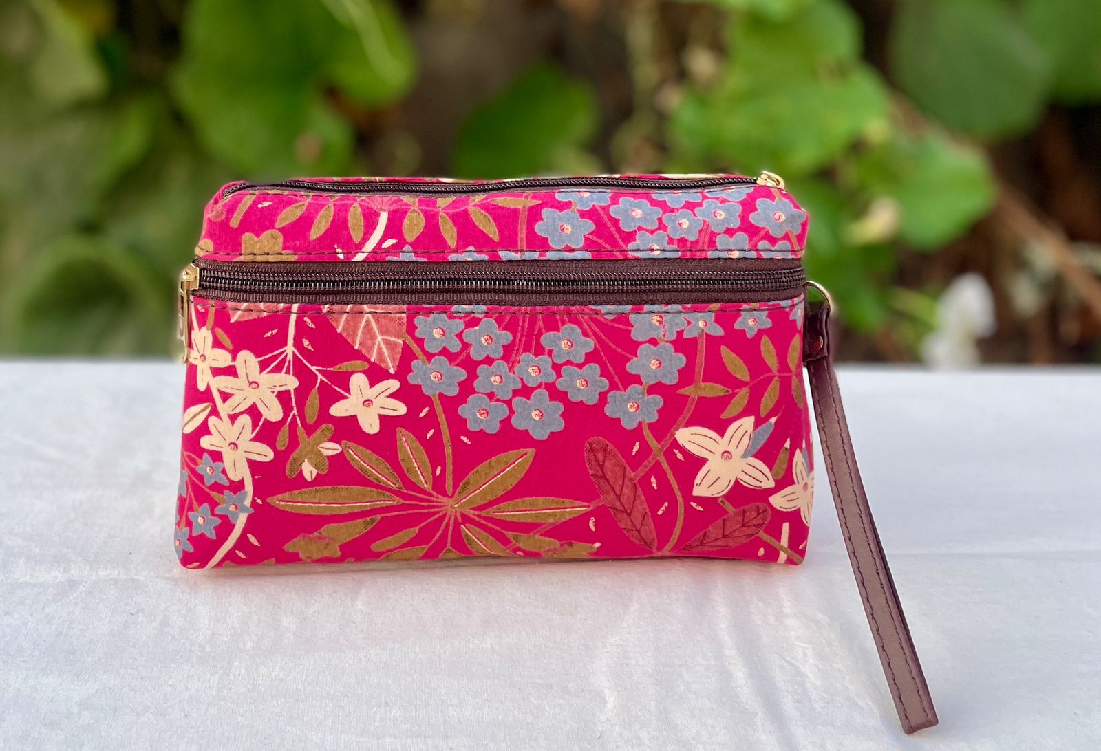 Gulaab 3 zip wristlet