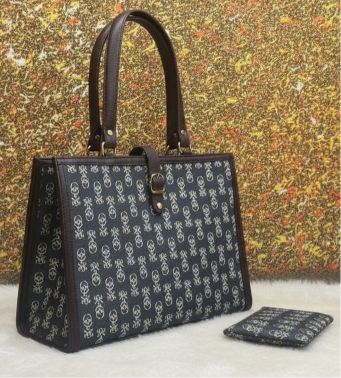 Fleur-de-lis joy tote office bag