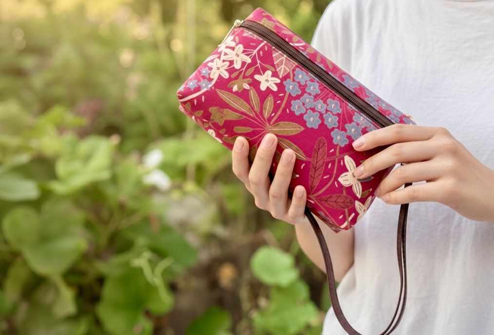 Gulaab 3 zip wristlet