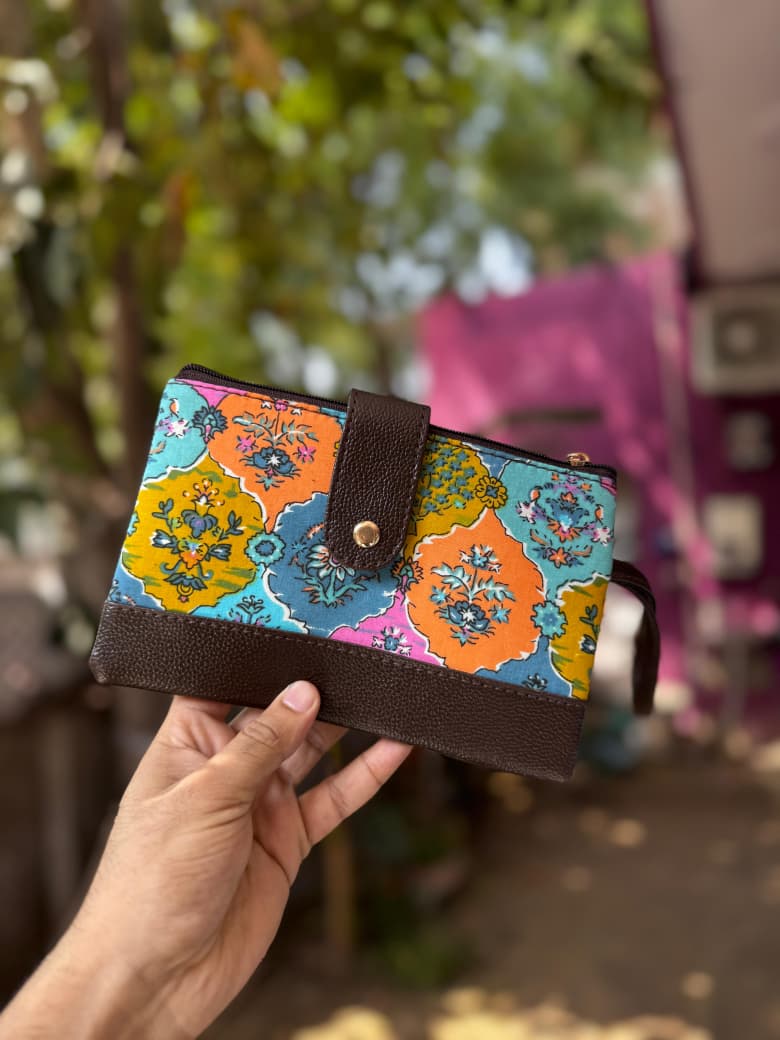 Moroccan patti pouch