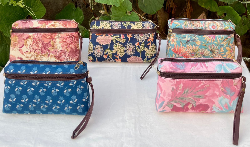 Firoza 3 zip wristlet