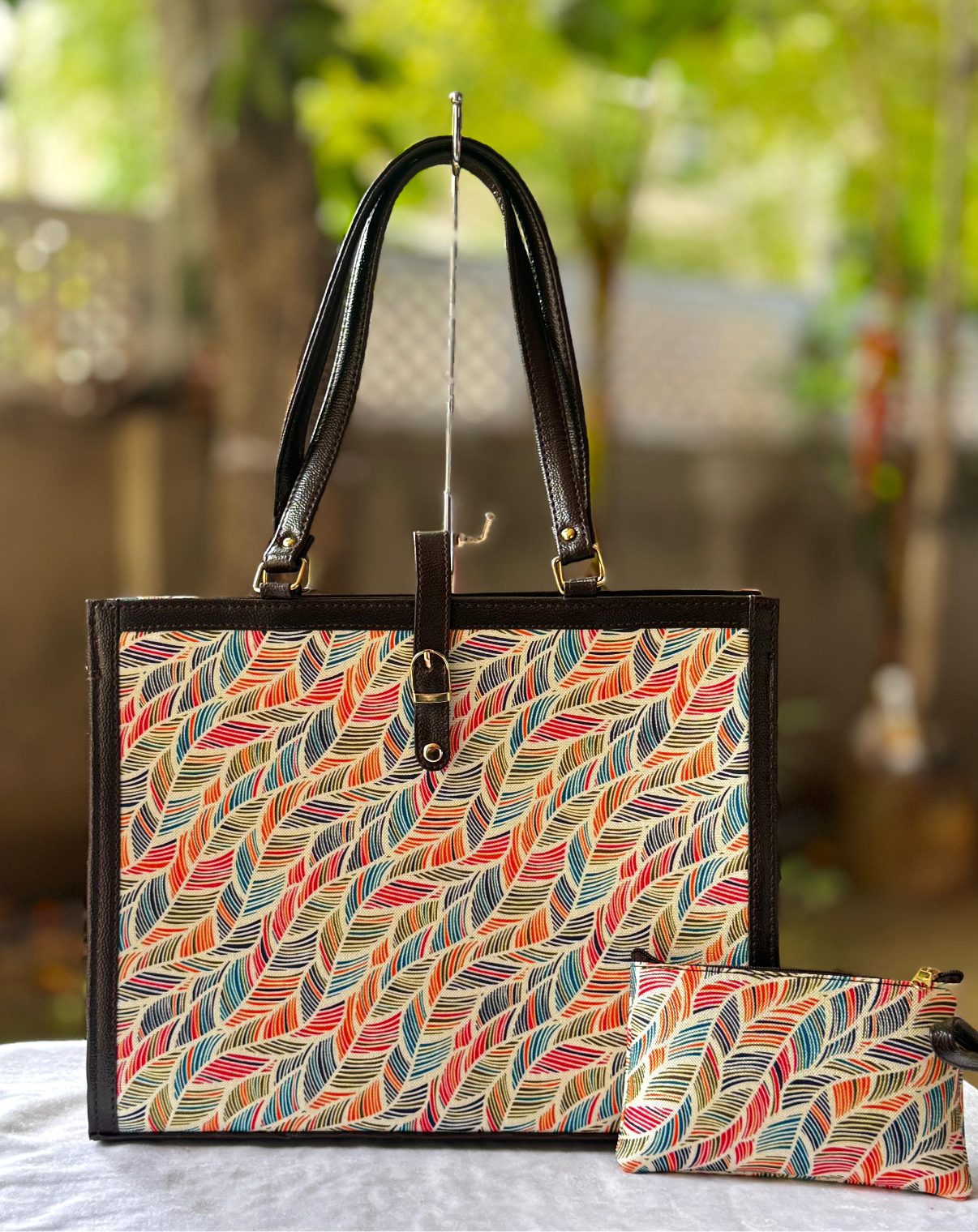 Art nouveau joy tote office bag