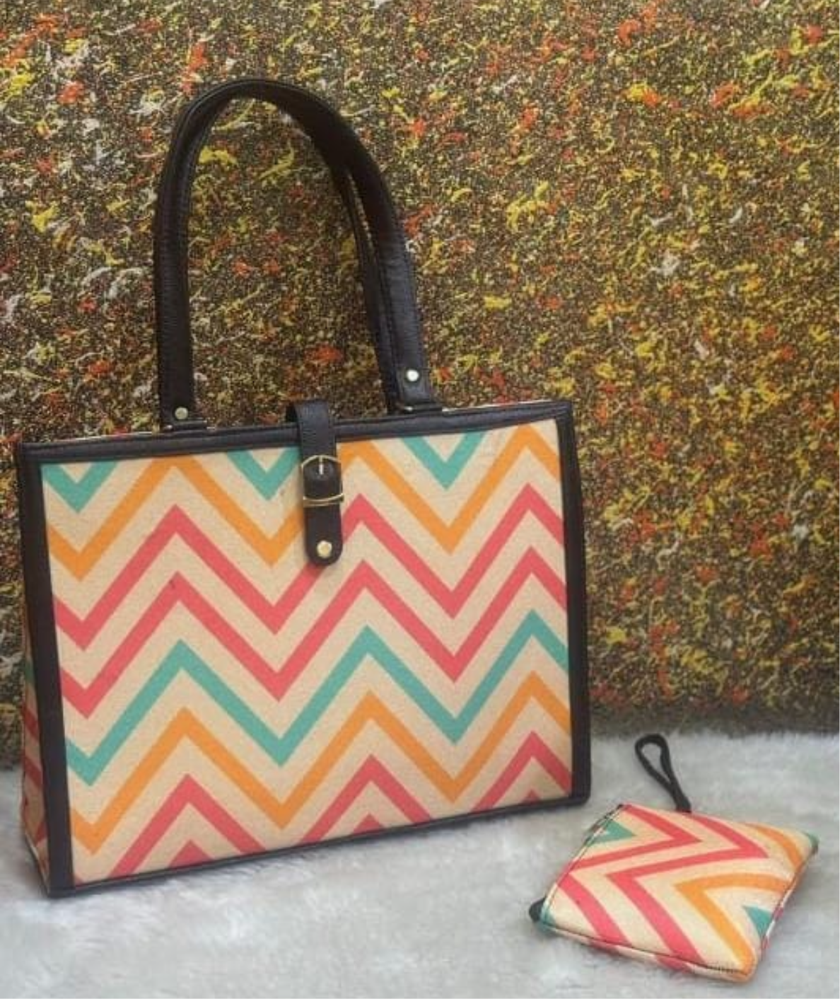 Rangoli joy tote office bag