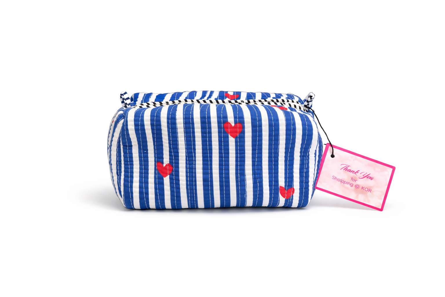 Blue hearts quilted combo set