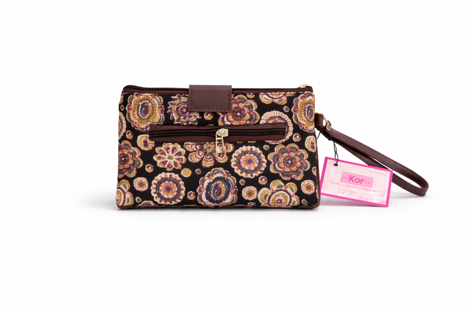 Phool flap wristlet