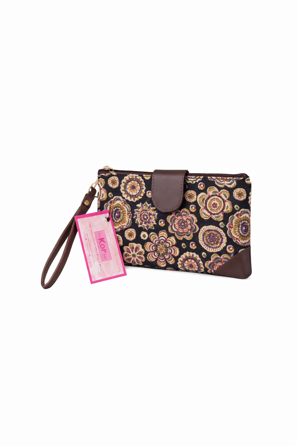 Phool flap wristlet