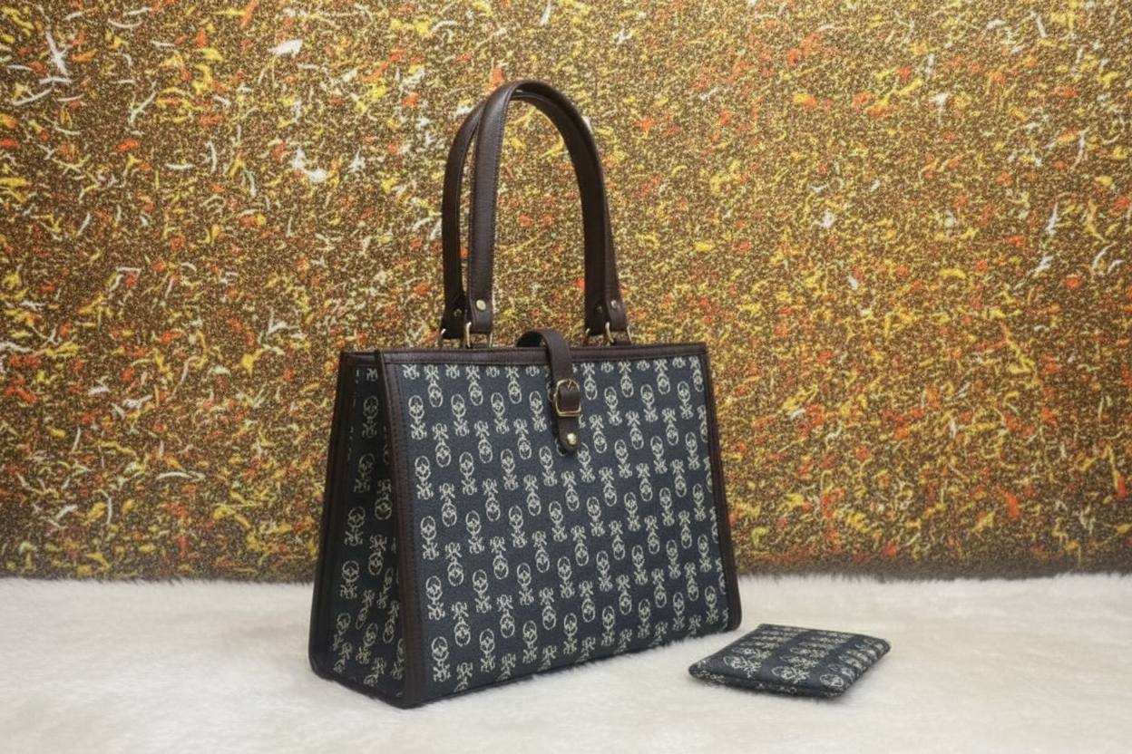 Fleur-de-lis joy tote office bag